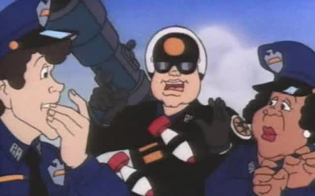 scuola di polizia cartone animato